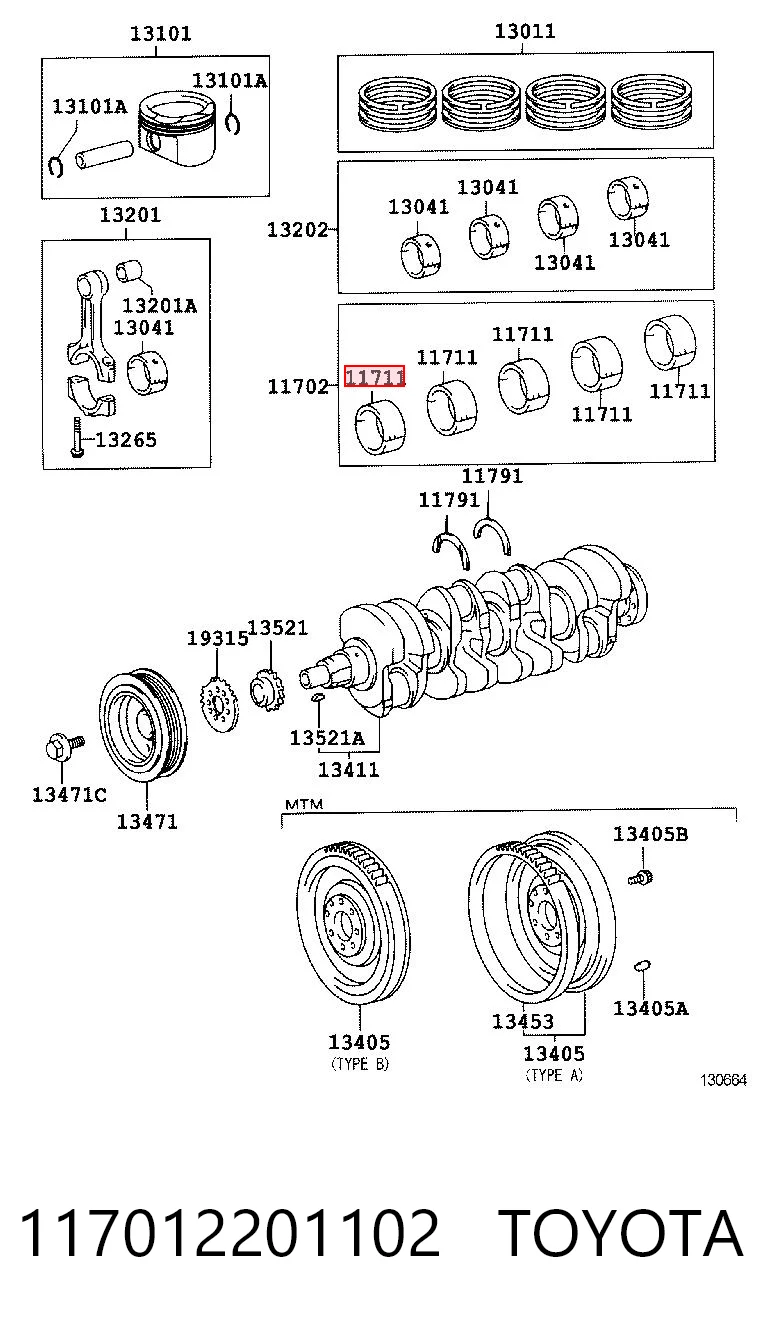 117012201102 Toyota