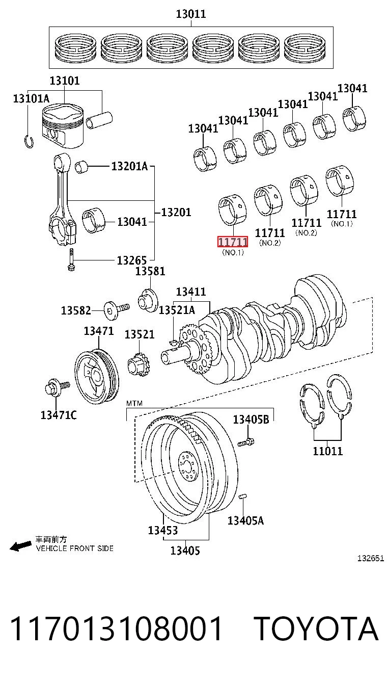 117013108001 Toyota