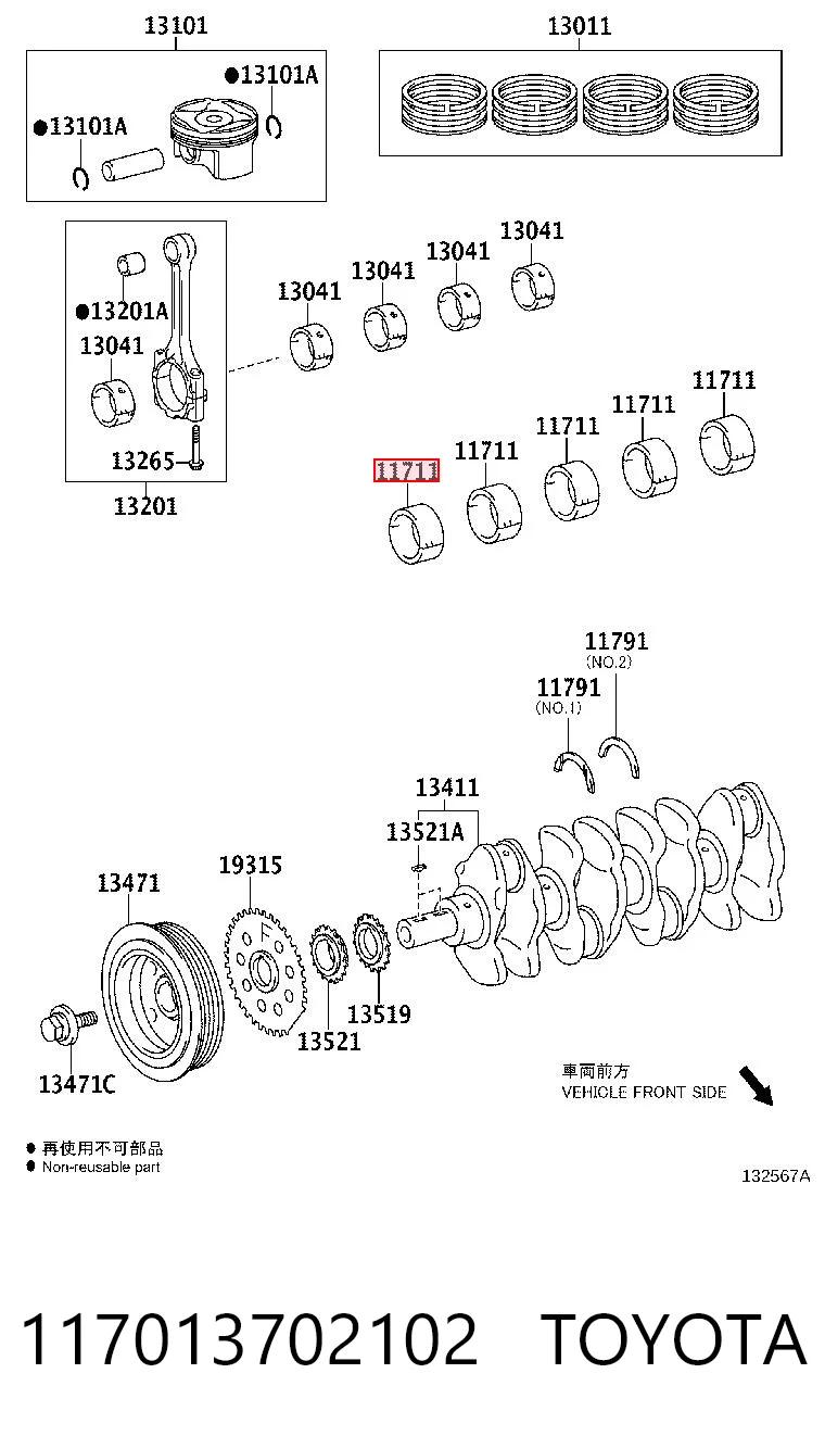 117013702102 Toyota