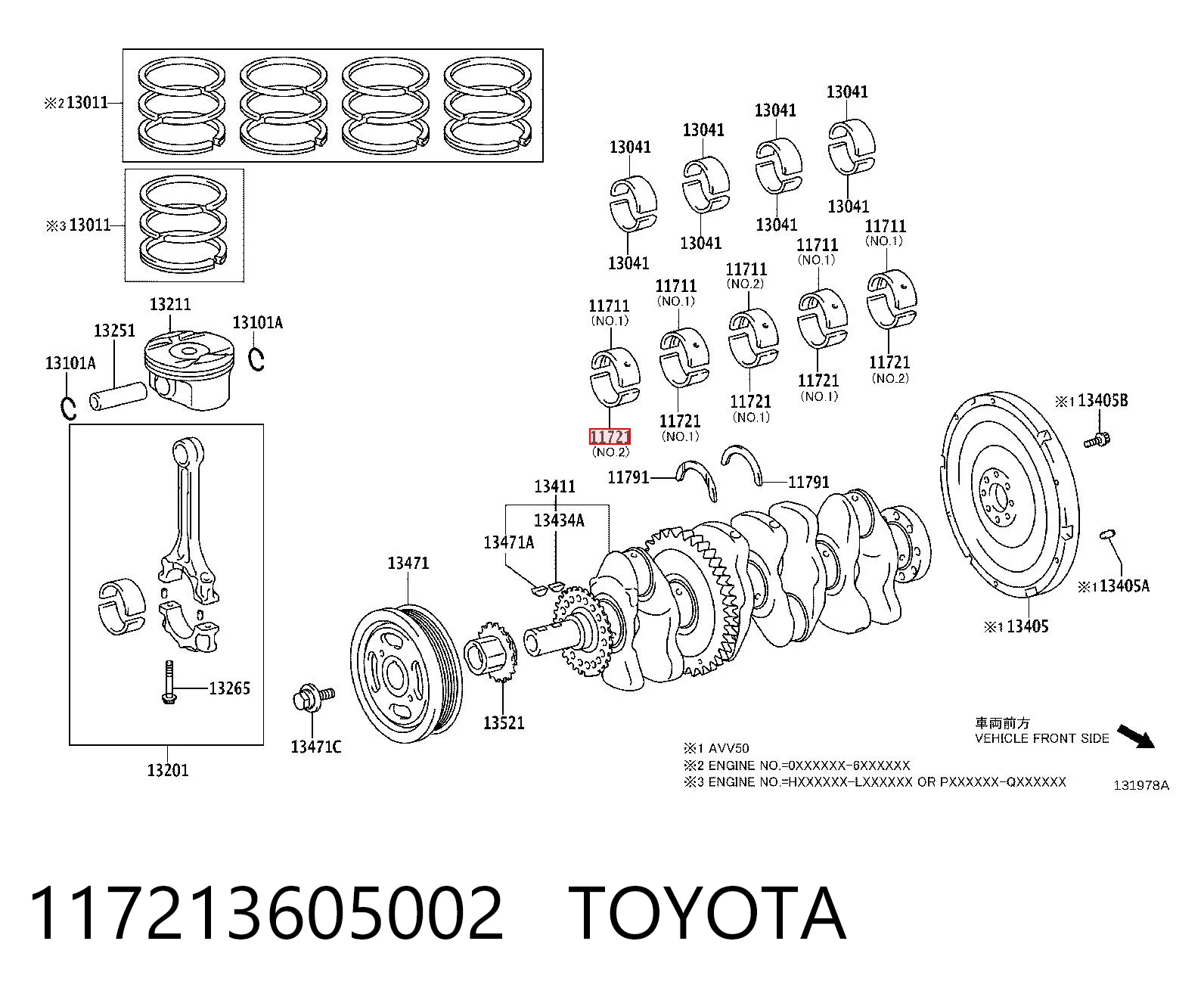 117213605002 Toyota