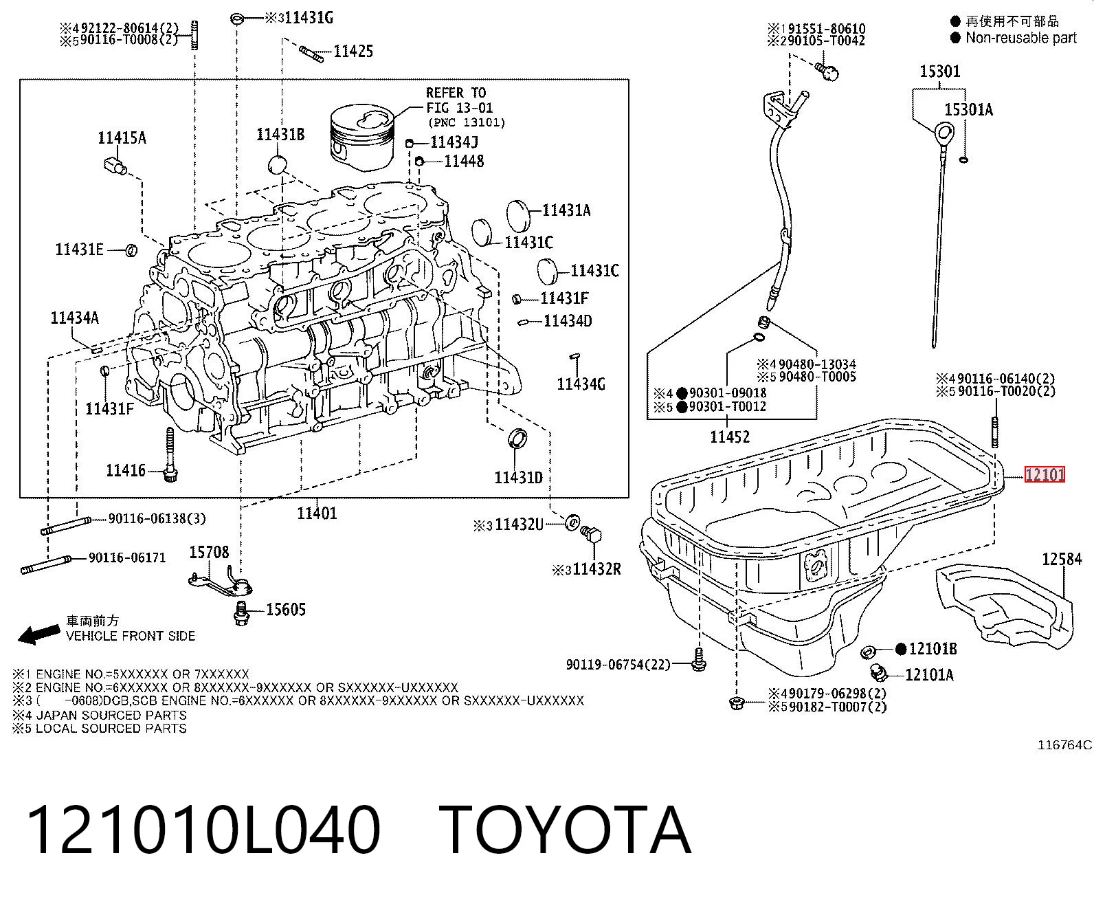 121010L040 Toyota