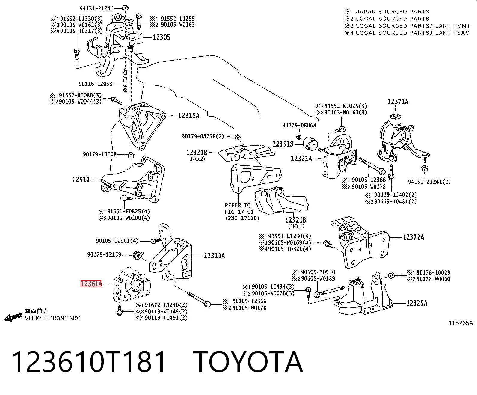 123610T181 Toyota