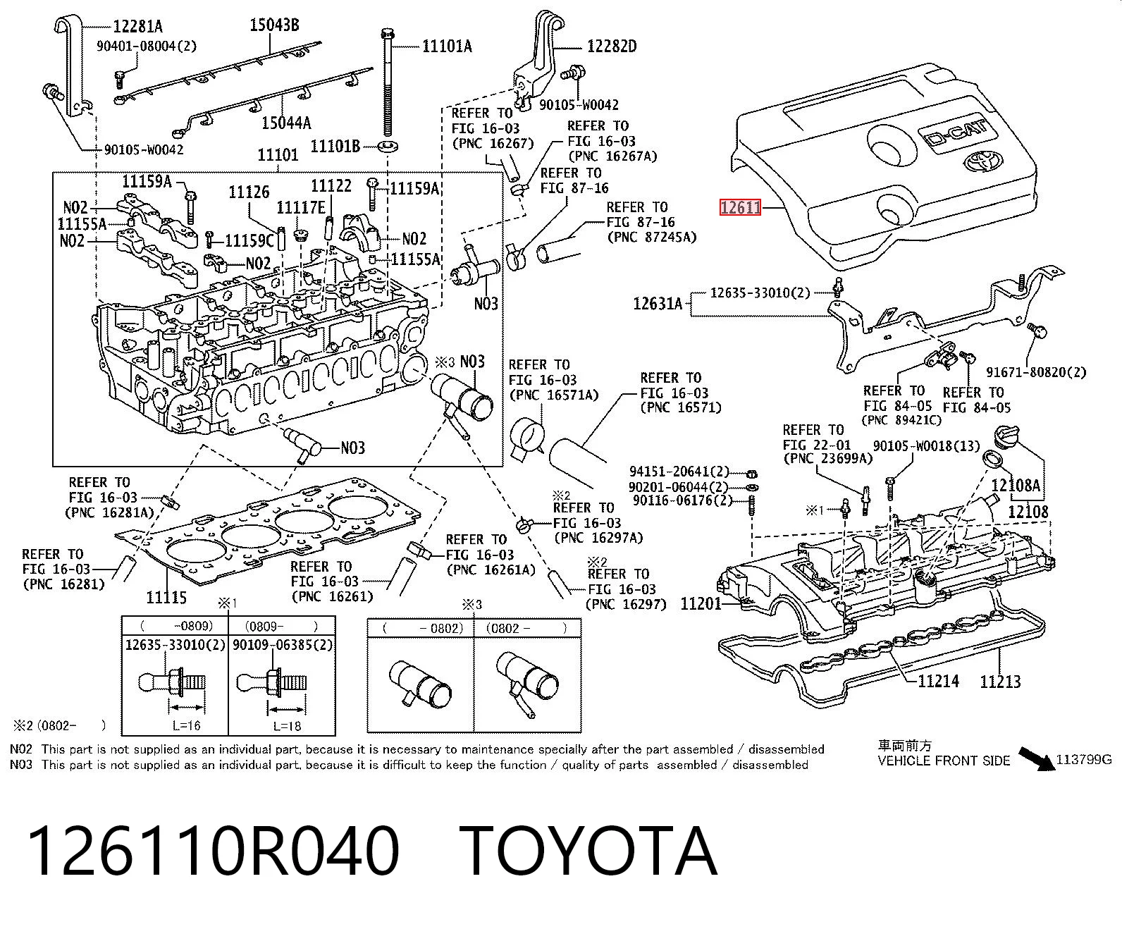 126110R040 Toyota
