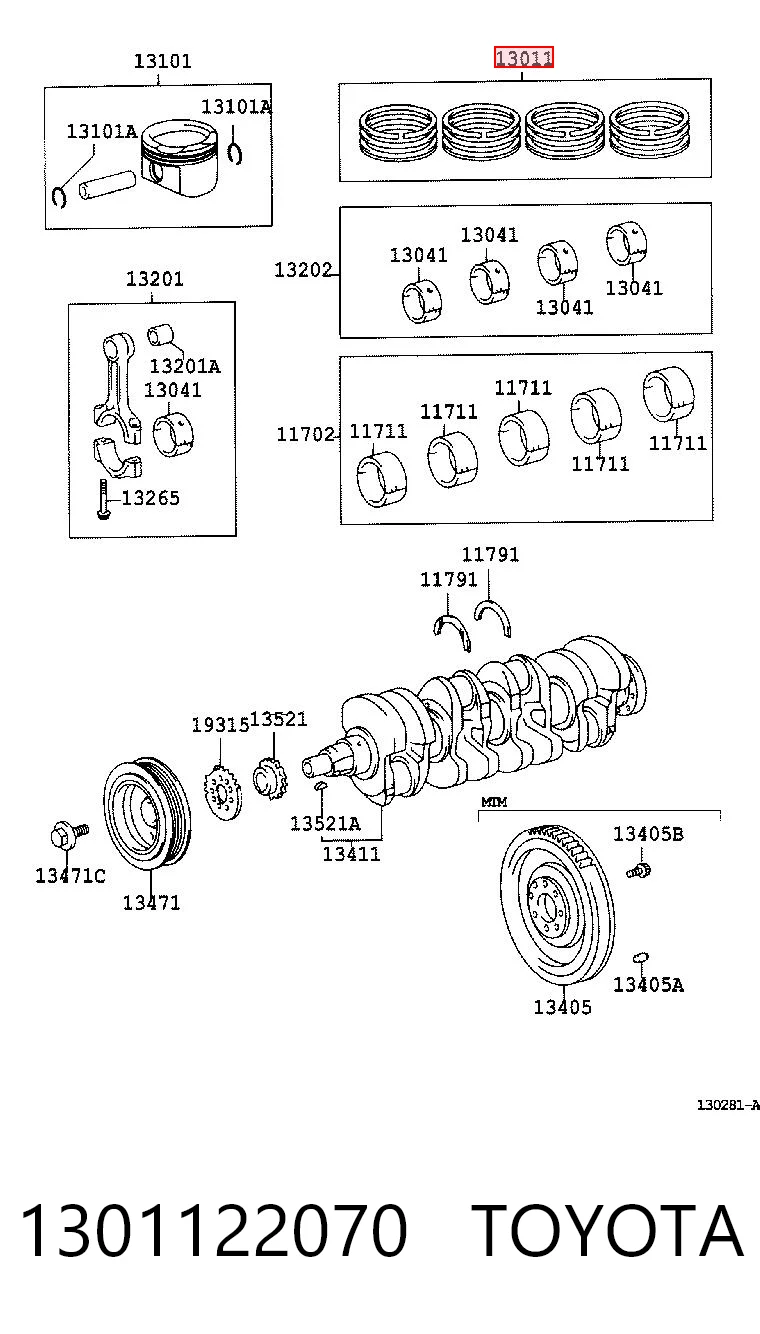 1301122070 Toyota