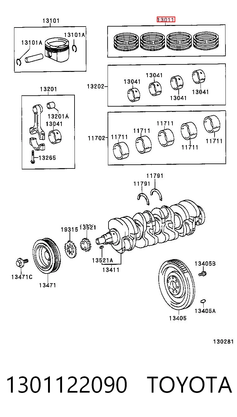 1301122090 Toyota