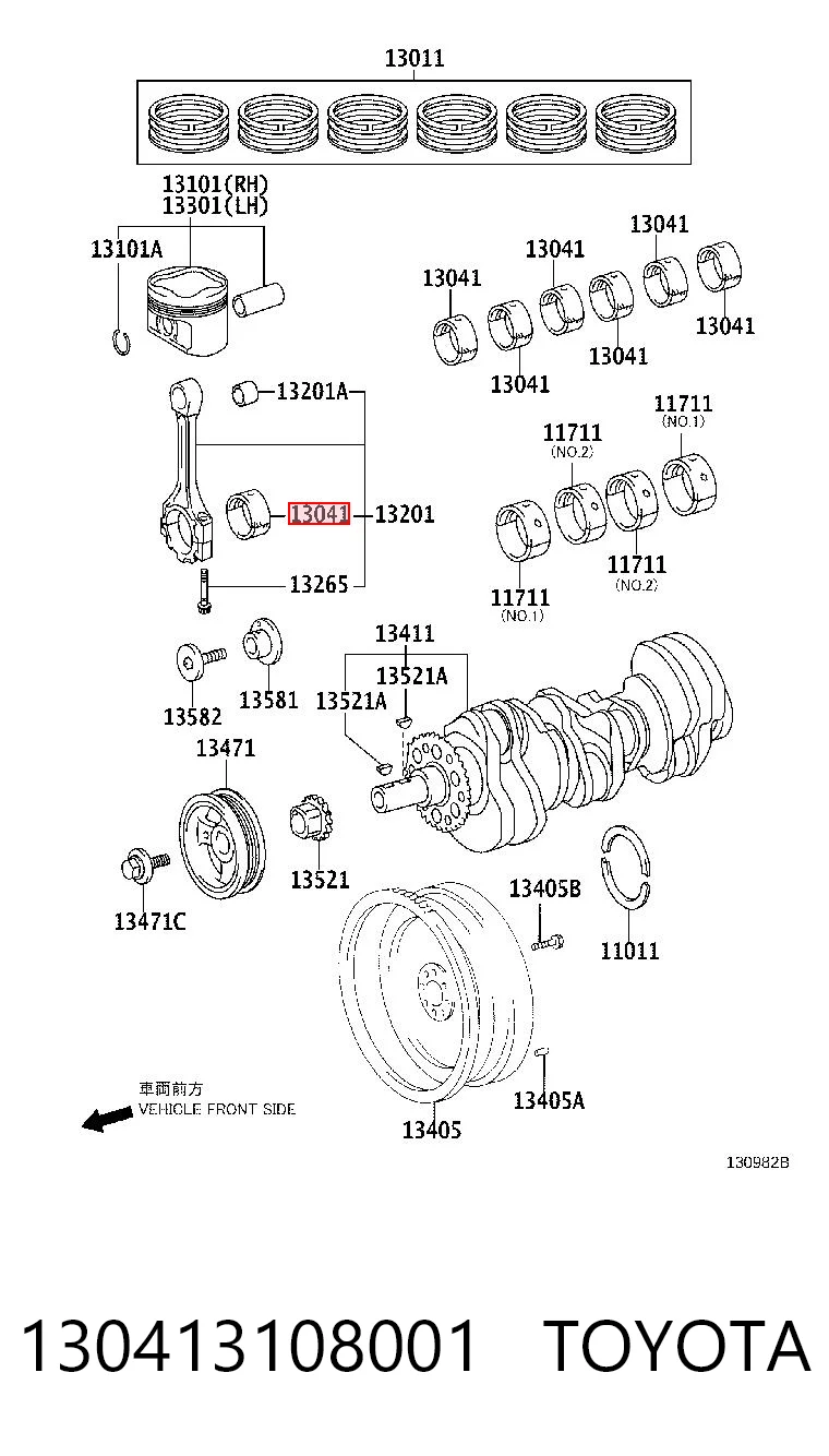 130413108001 Toyota