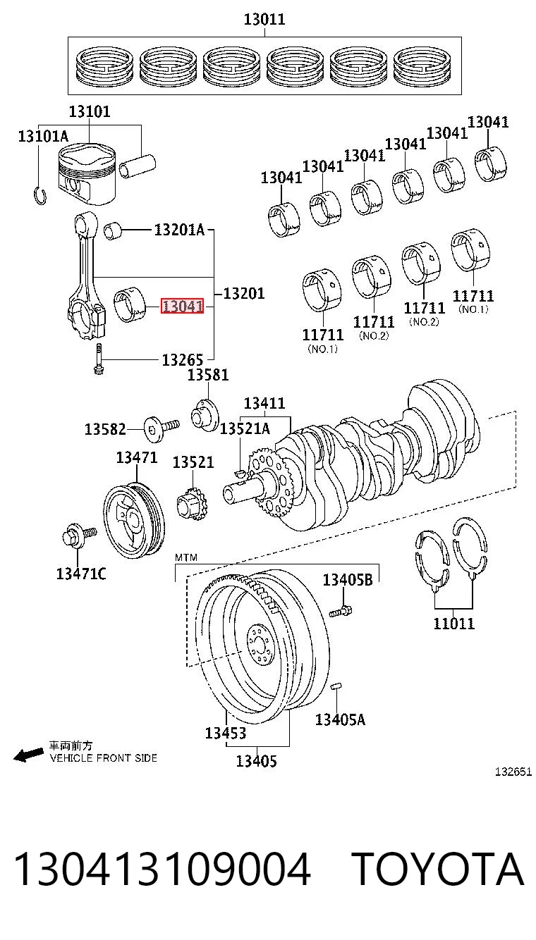 130413109004 Toyota