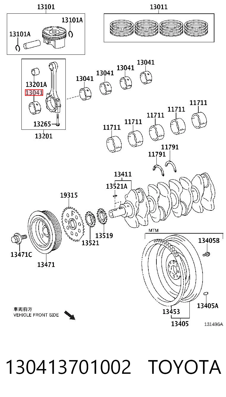 130413701002 Toyota