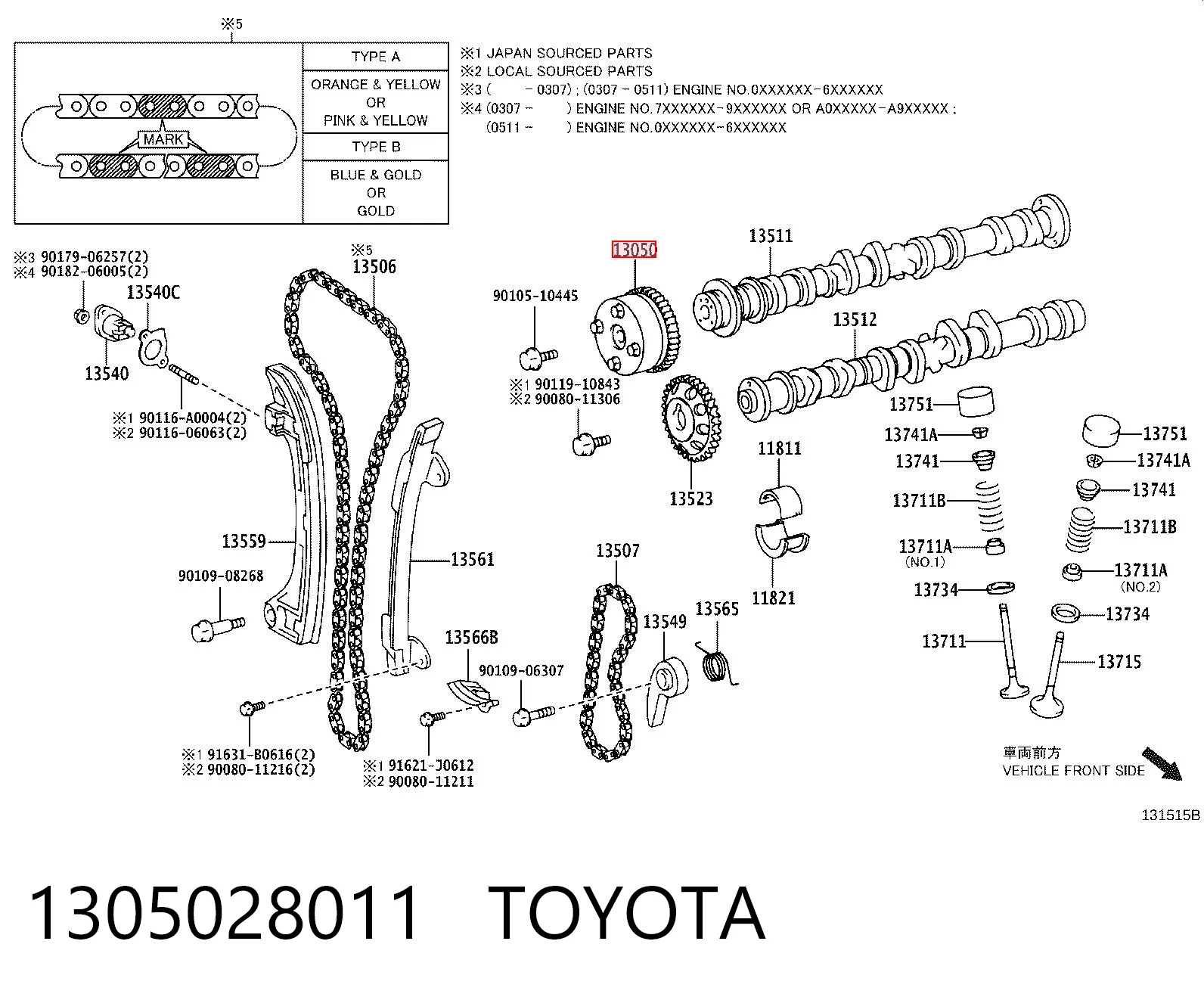 1305028011 Toyota