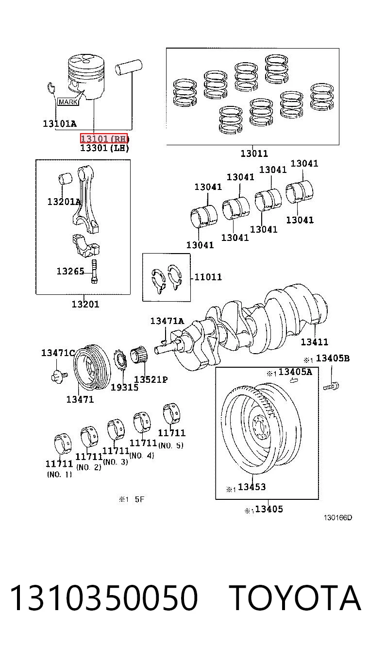1310350050 Toyota