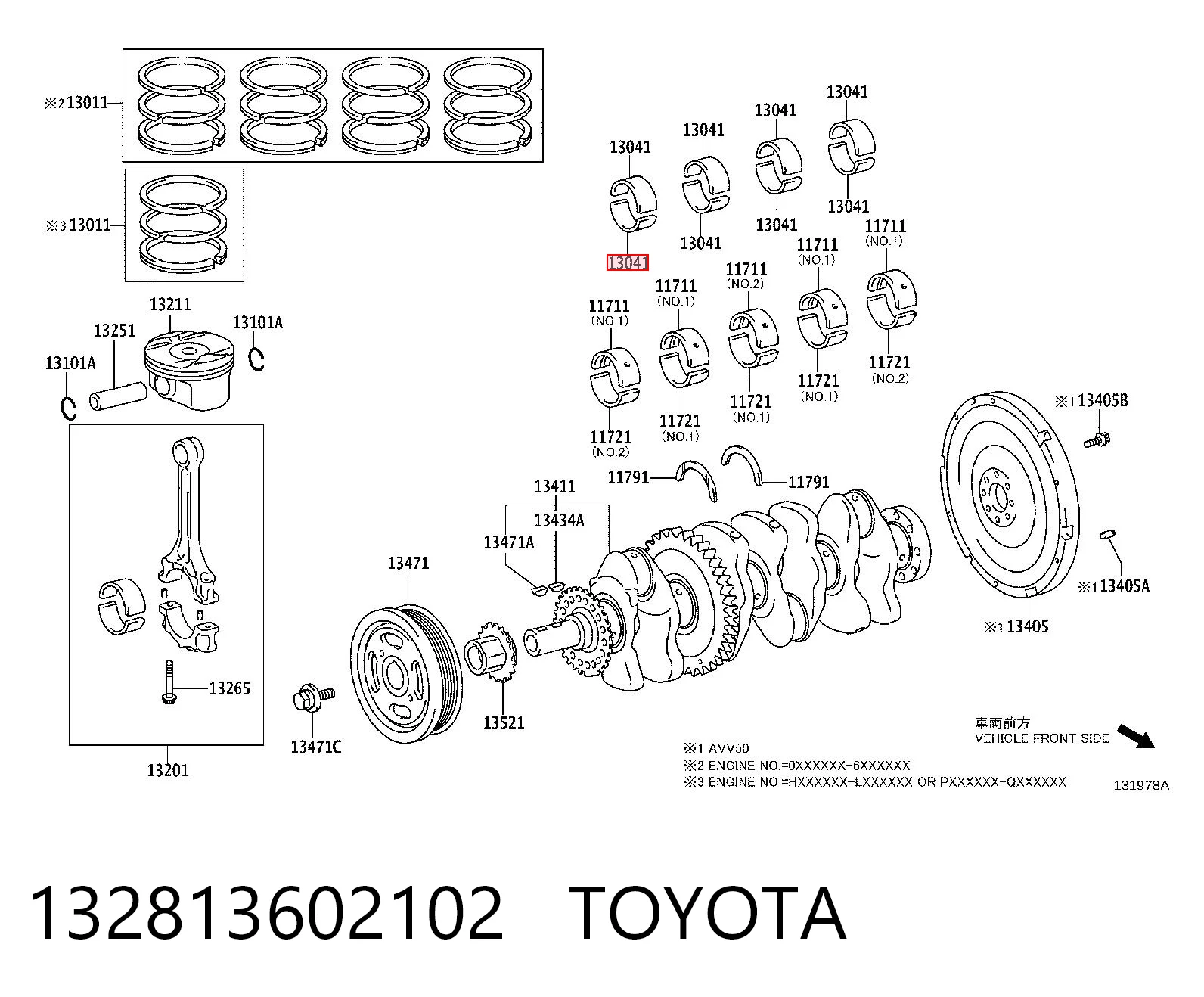 132813602102 Toyota