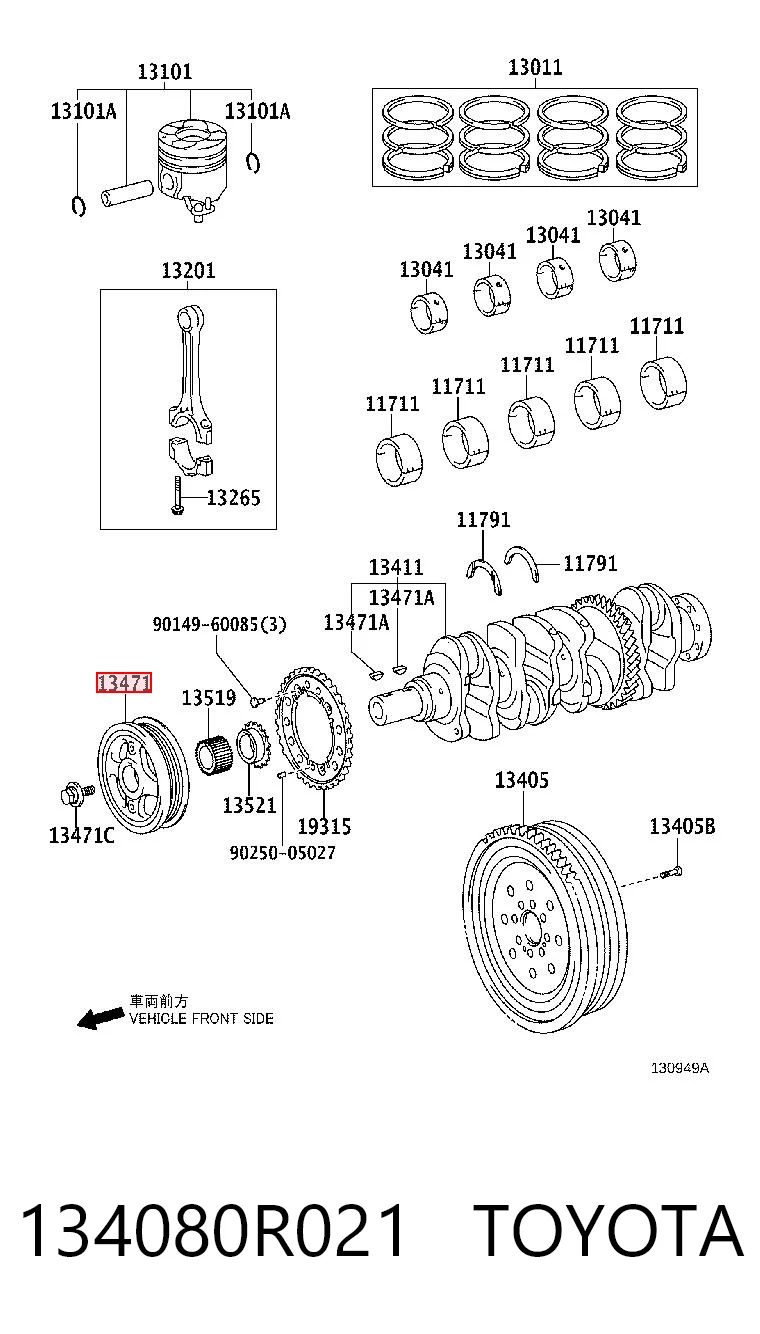 134080R021 Toyota