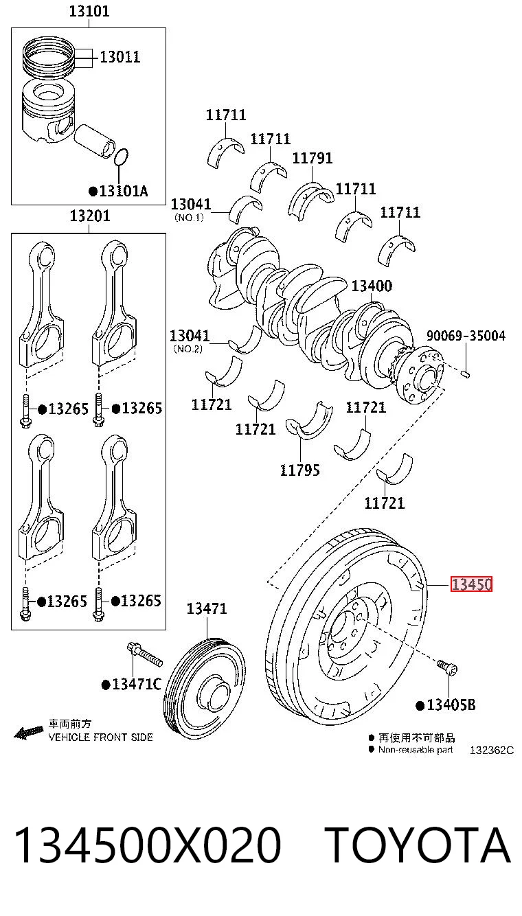 134500X020 Toyota