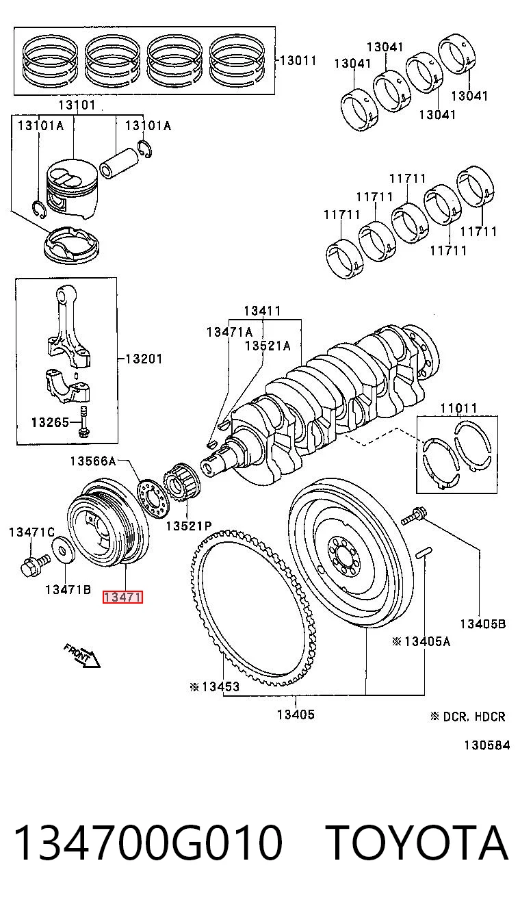 134700G010 Toyota