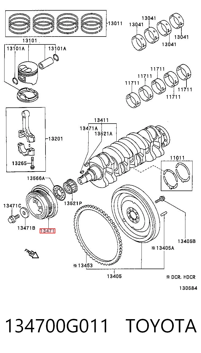 134700G011 Toyota