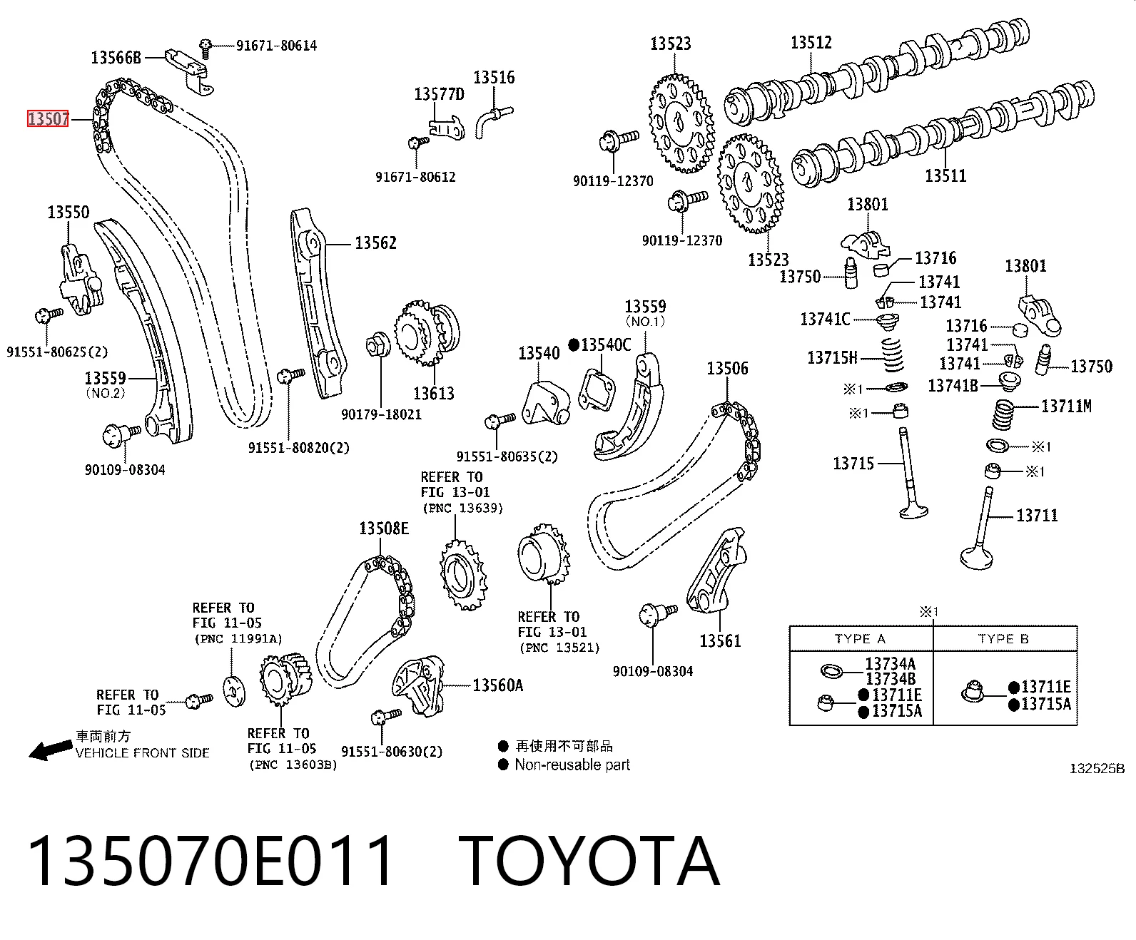 135070E011 Toyota