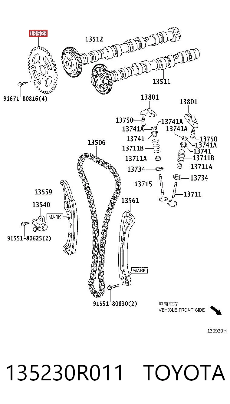 135230R011 Toyota