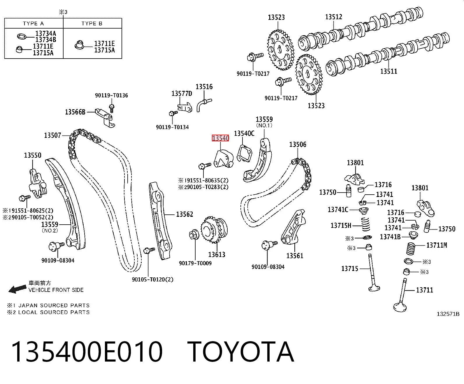 135400E010 Toyota