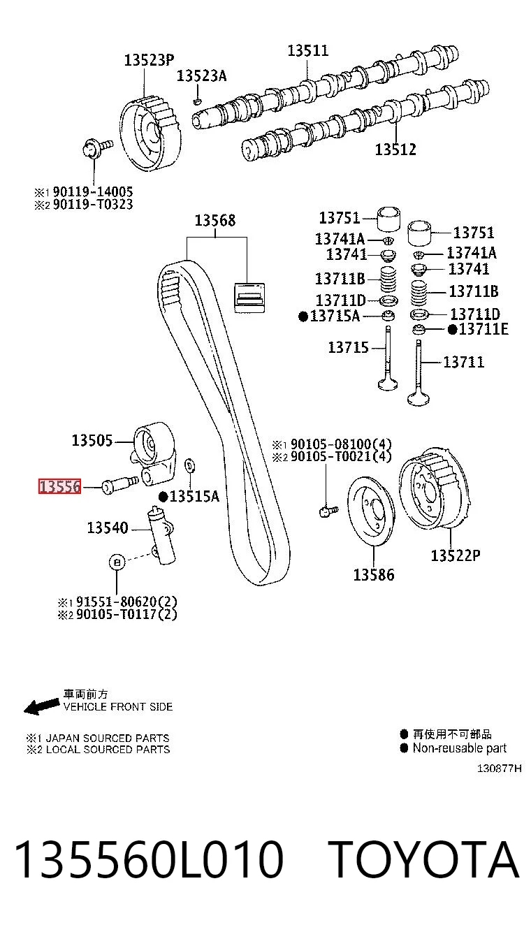 135560L010 Toyota