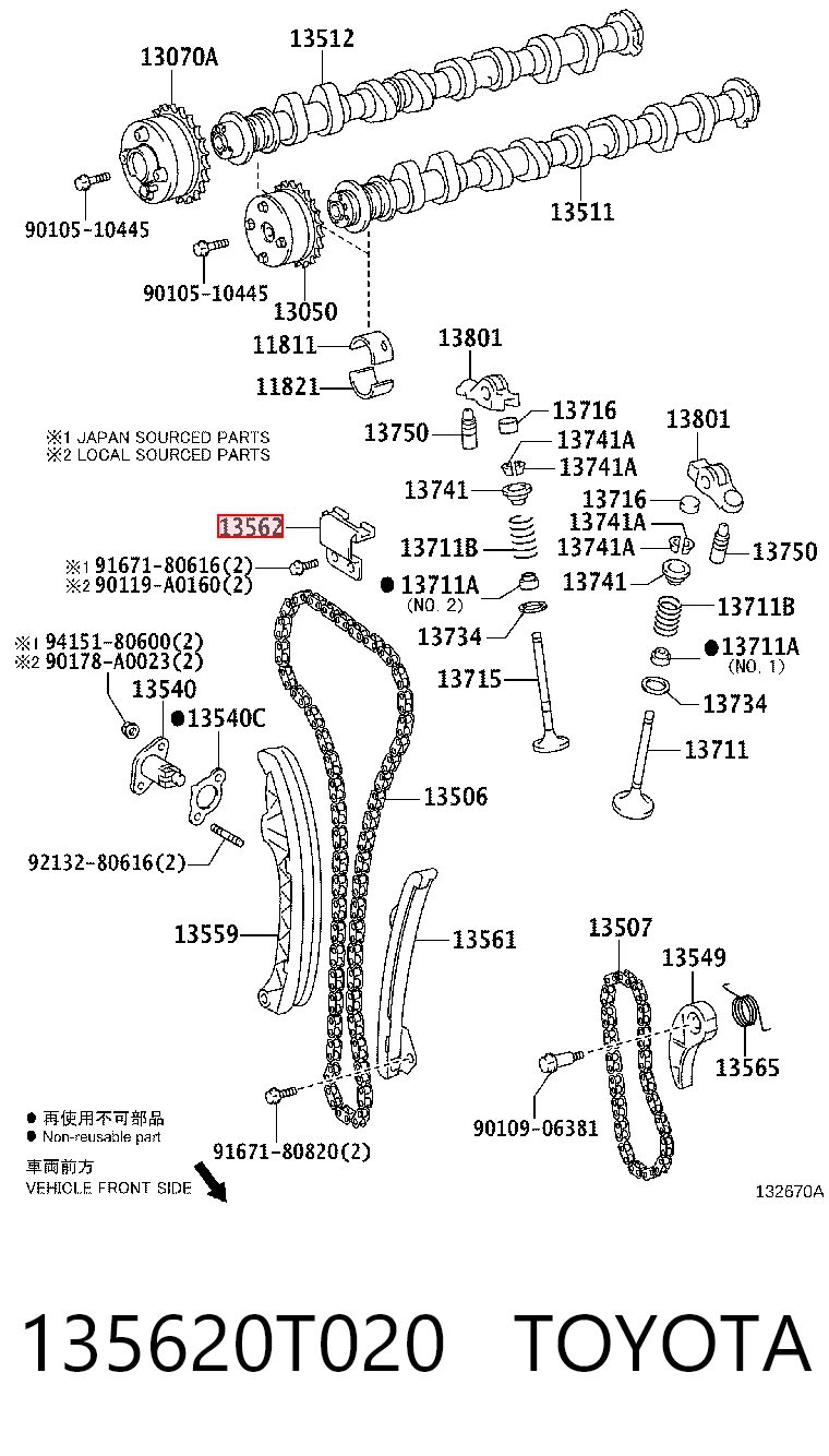 135620T020 Toyota