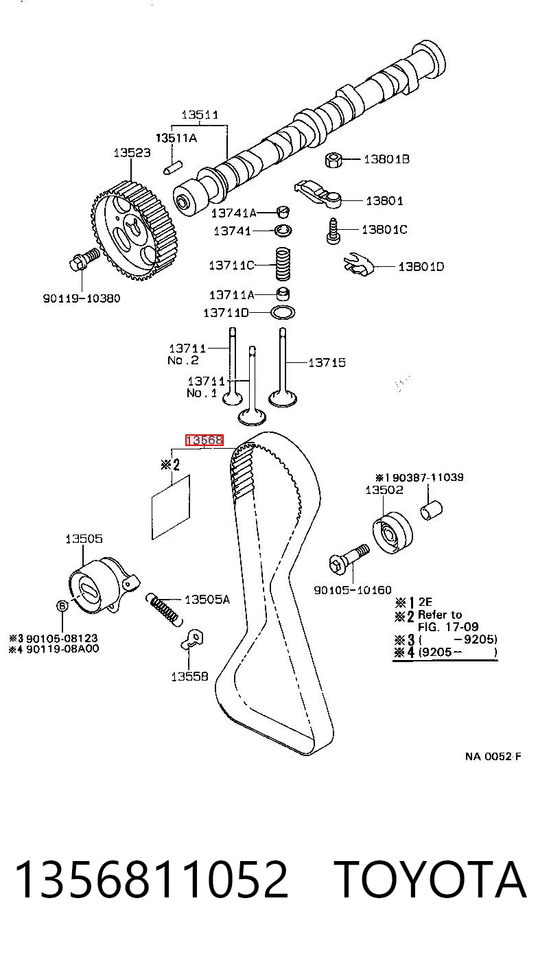 Do koszyka Pasek rozrządu Toyota Corolla  E9