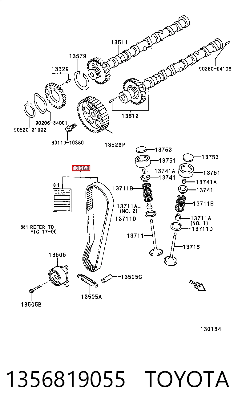 Do koszyka A381Y21MM Ssang Yong Pasek rozrządu