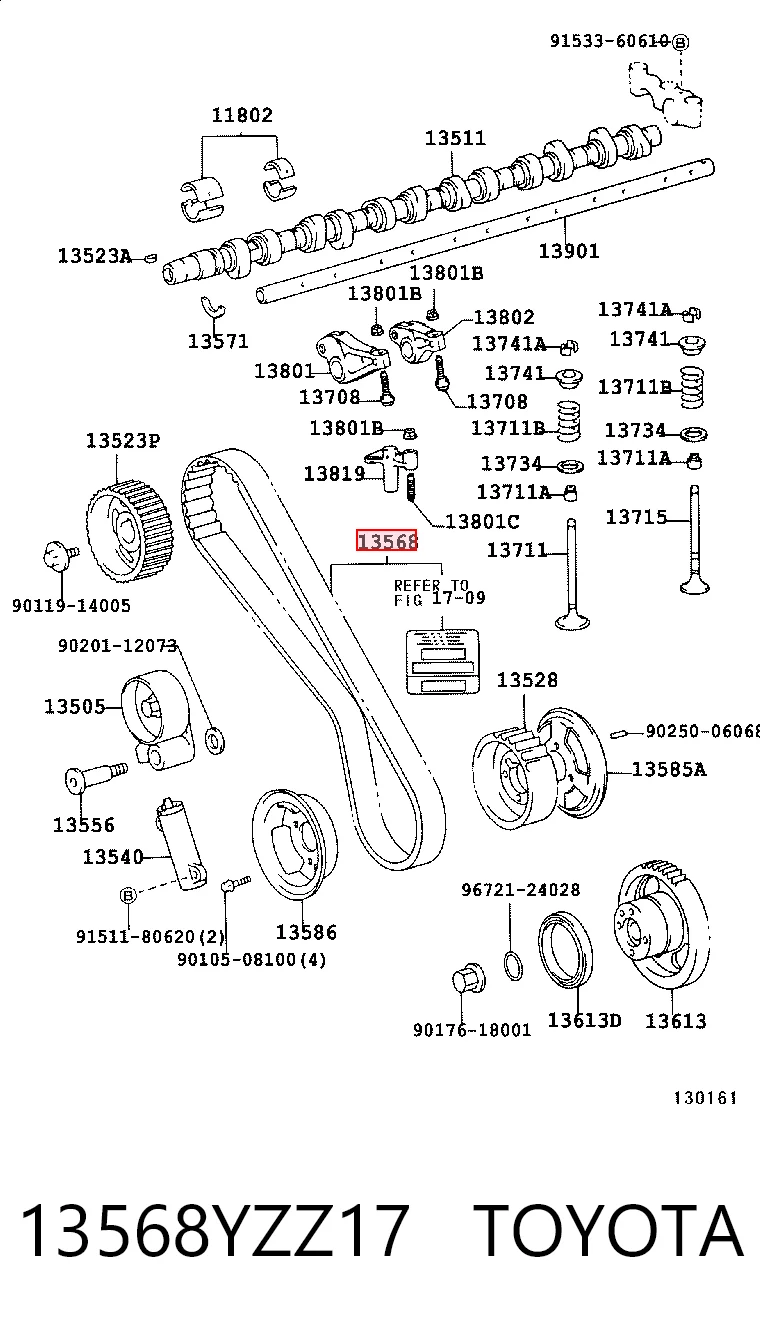 Pasek rozrządu Toyota Land Cruiser 80