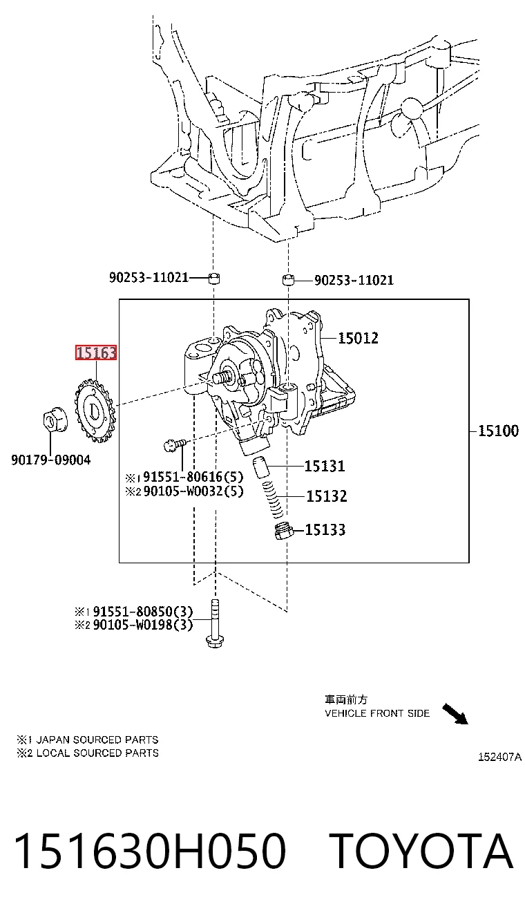 151630H050 Toyota