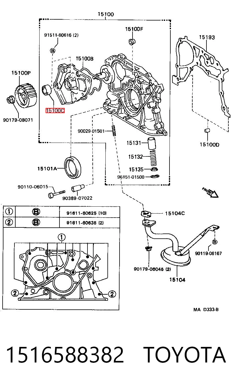 Uszczelniacz pompy olejowej automatycznej skrzyni biegów General Motors 97238998