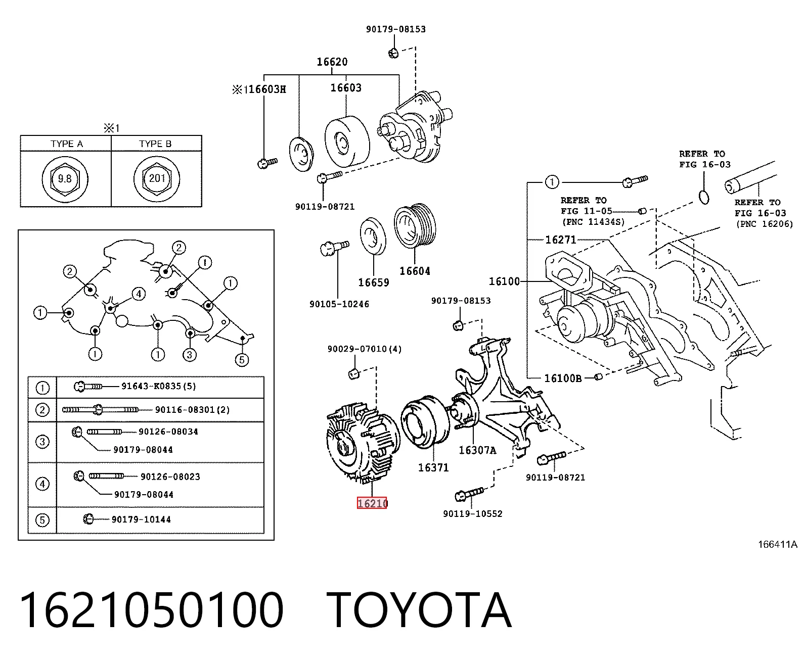 Sprzęgło wiskotyczne wentylatora chłodzenia do Toyota Land Cruiser  J200