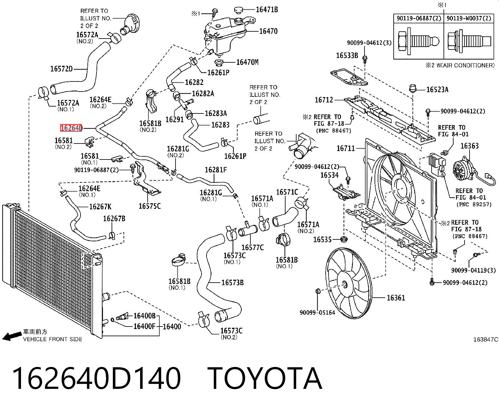 162640D140 Toyota