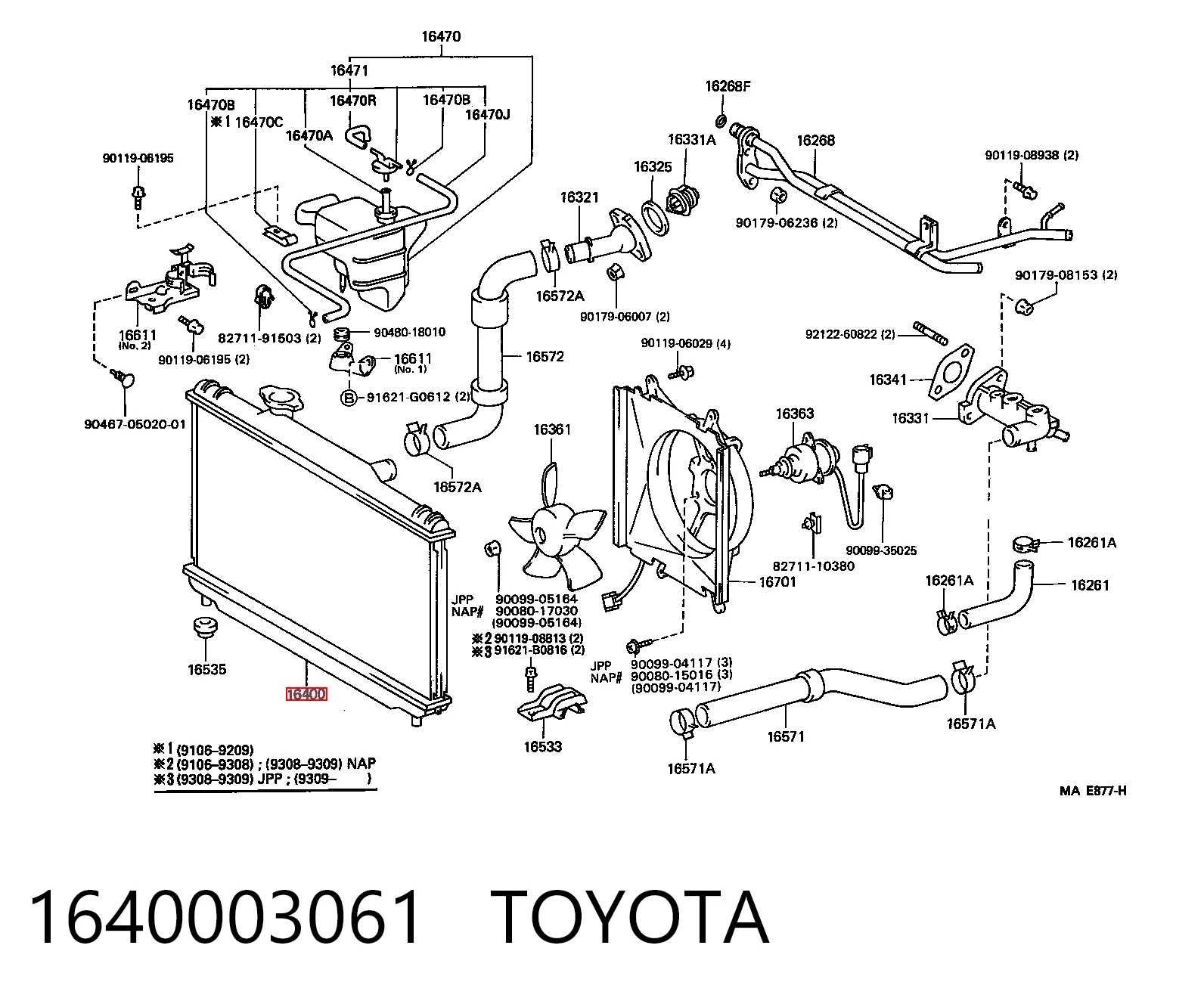  Toyota Camry  (1991-1996)