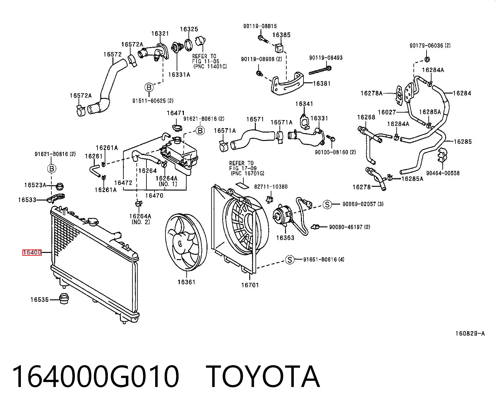 164000G010 Toyota