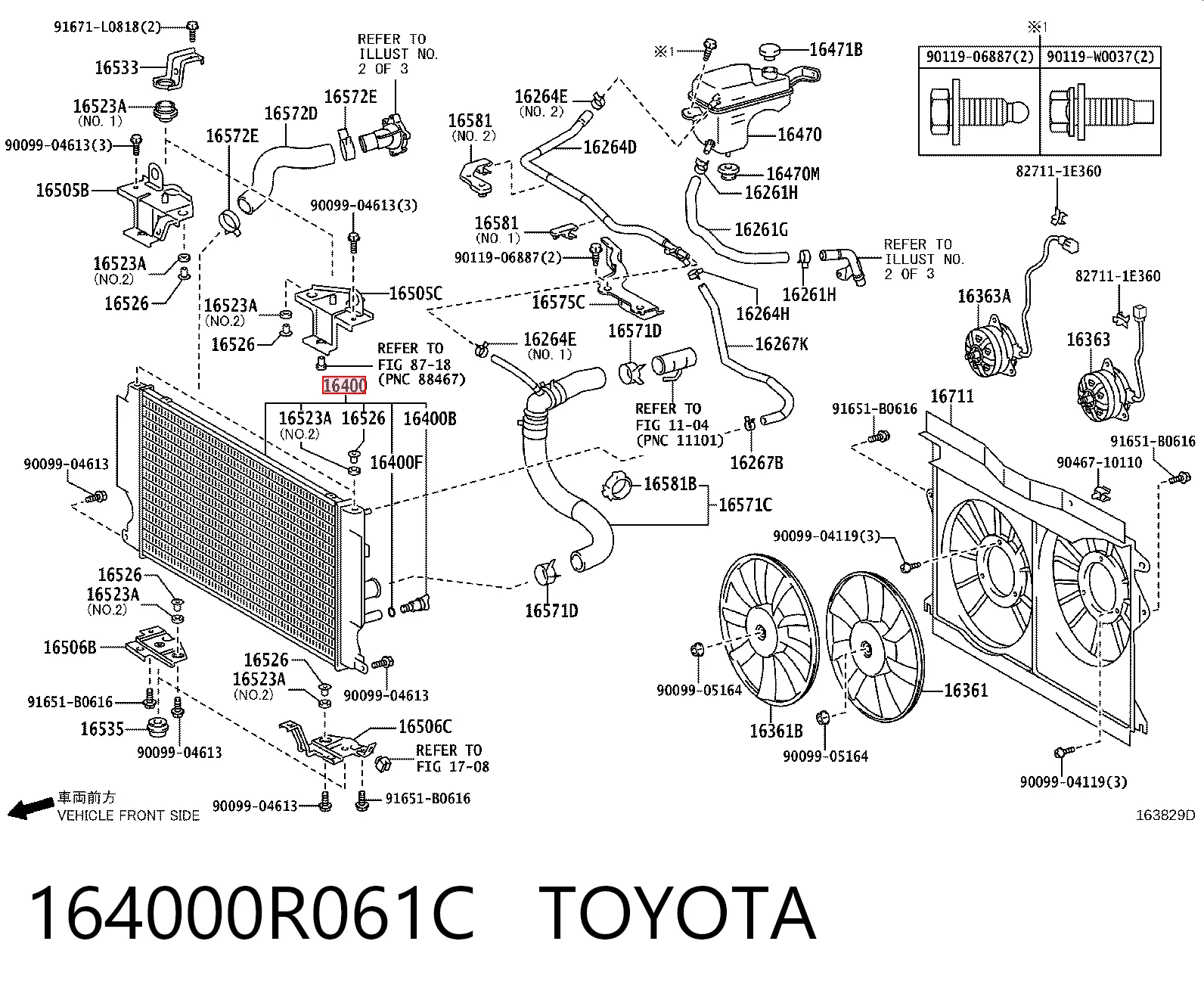 Chłodnica silnika do Toyota Avensis III T27