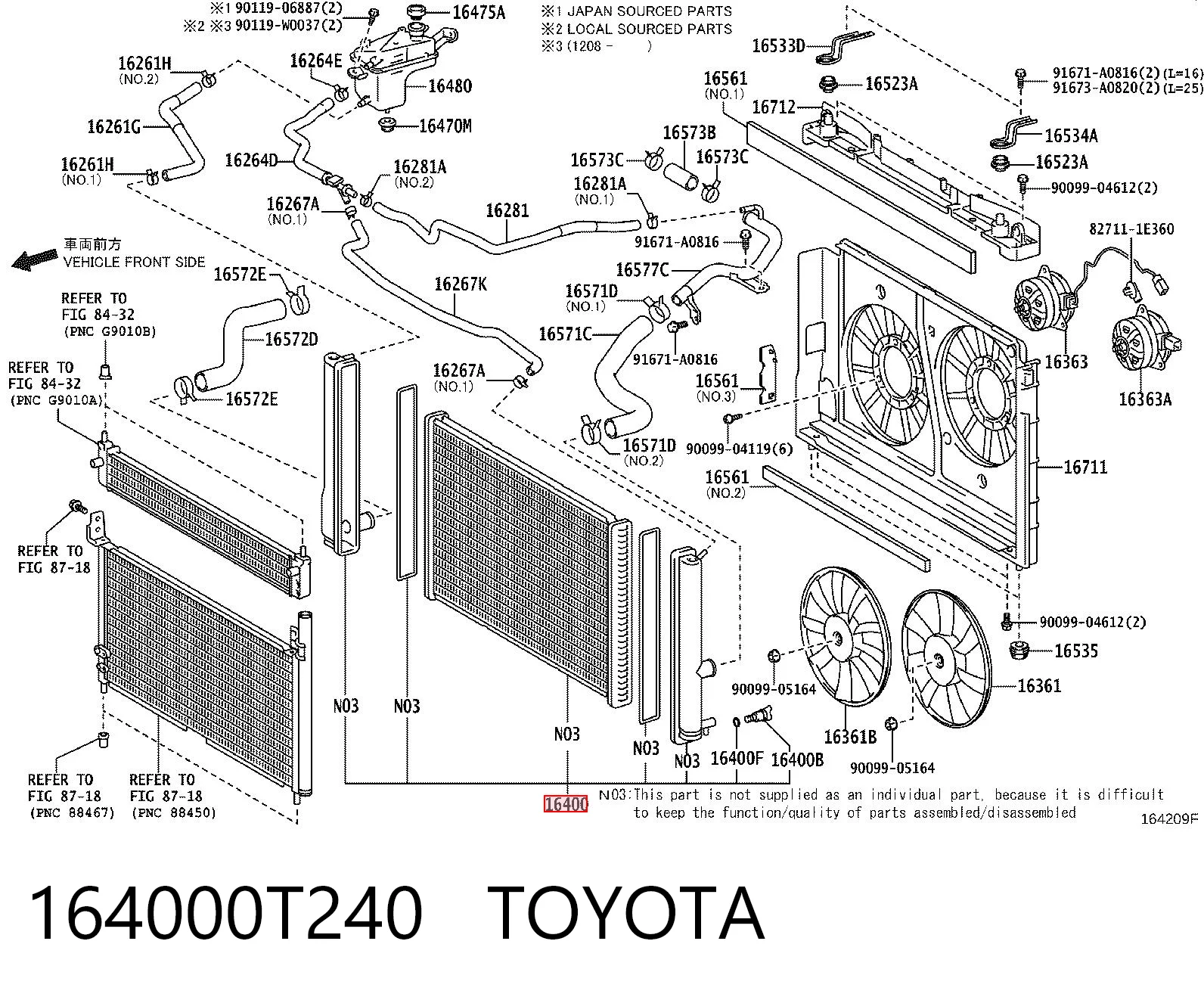 164000T240 Toyota