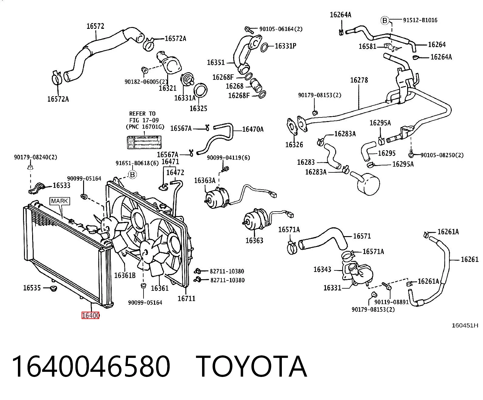 Chłodnica silnika Lexus GS sedana (JZS160) (1997 - 2005) cena, od 191,12 USD