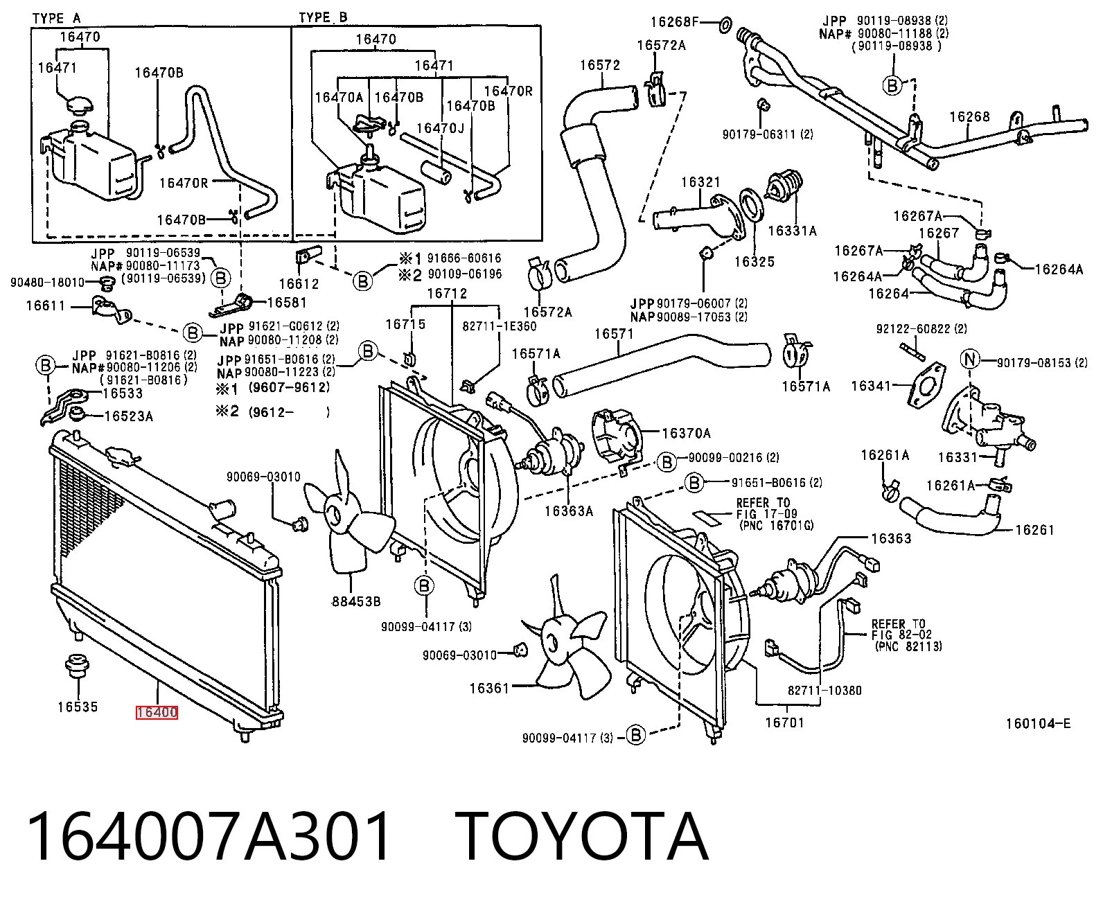  Chłodnica silnika Toyota Camry 4
