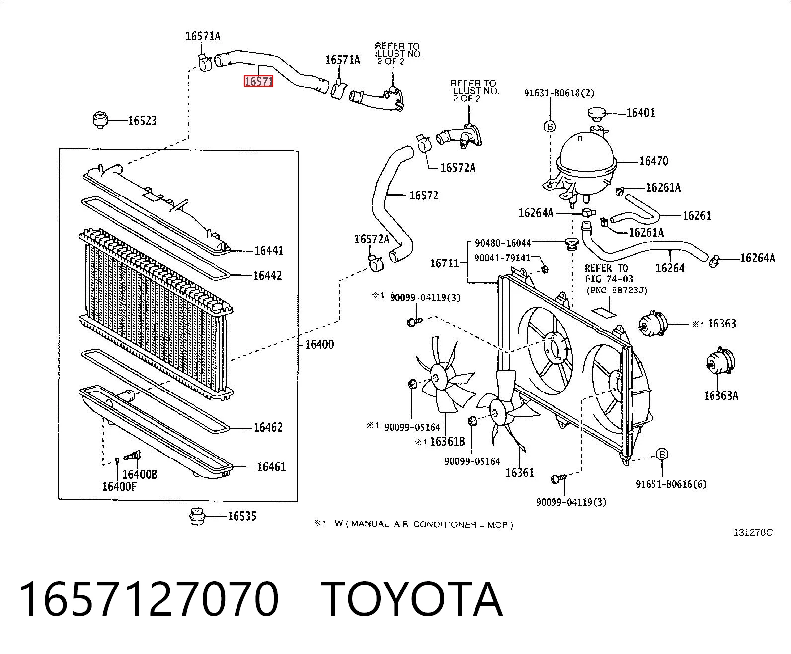 Kupić Przewód (króciec) chłodnicy górny Toyota Avensis LCM w dobrej cenie