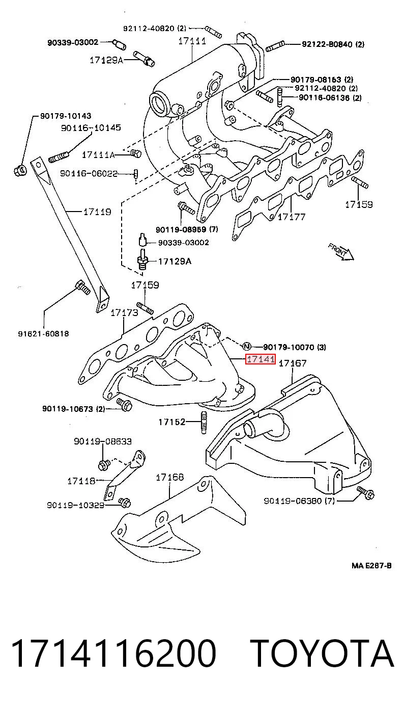 Kupić Kolektor wydechowy Toyota Corolla E9 w dobrej cenie