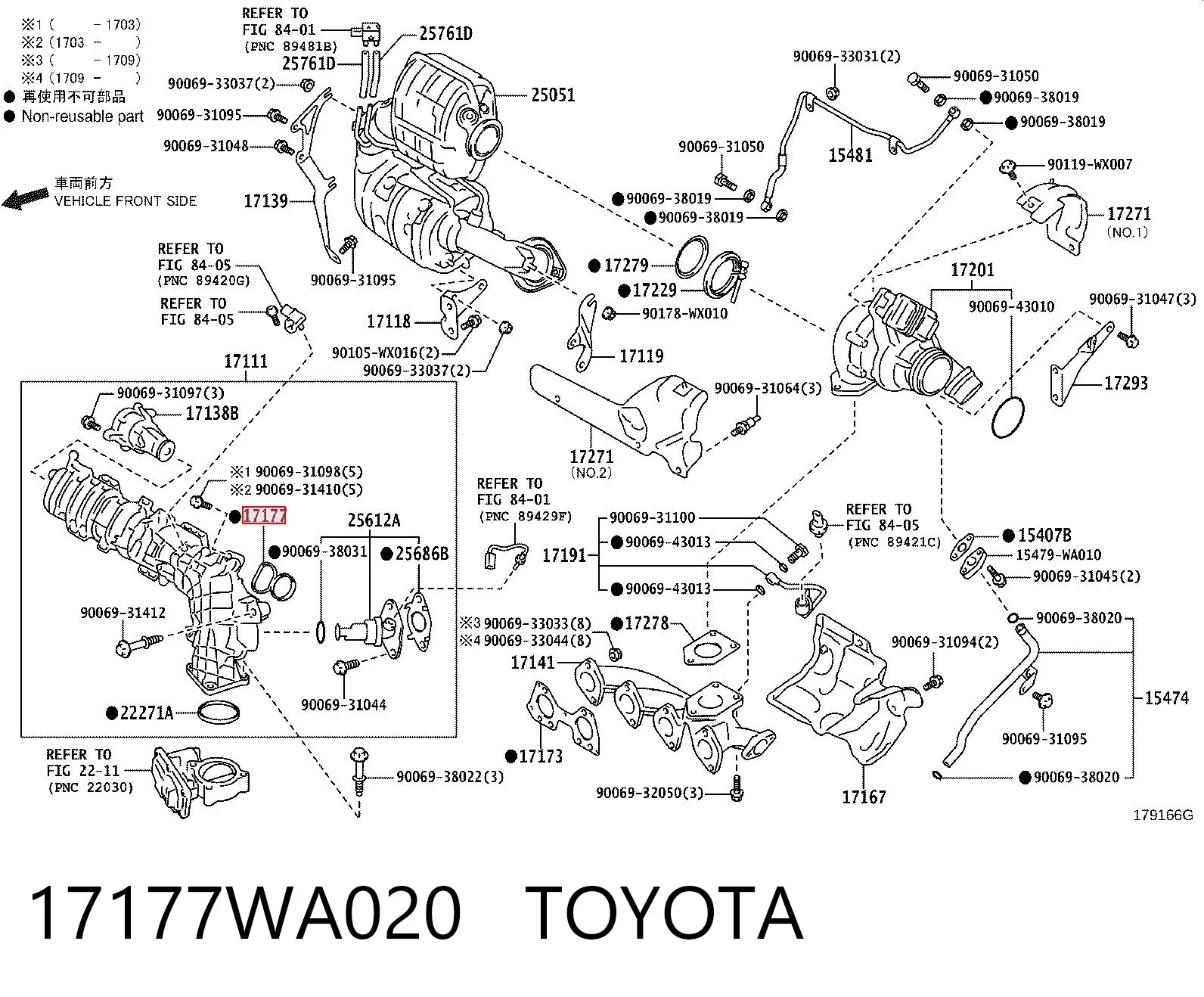 17177WA020 Toyota
