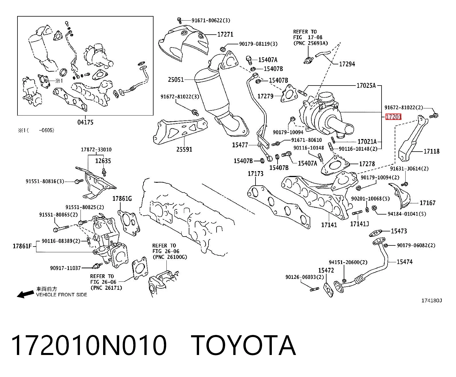172010N010 Toyota Turbina