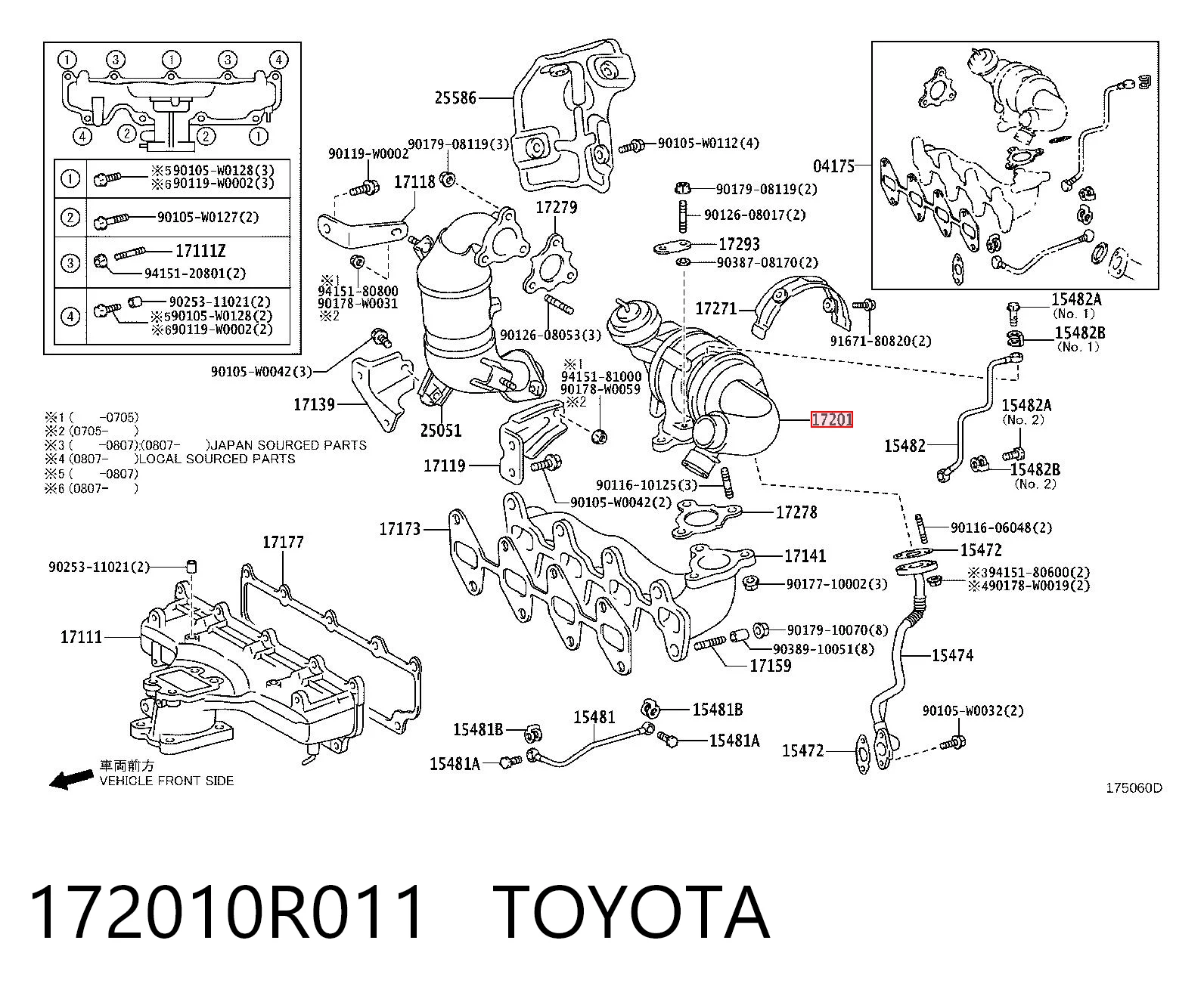 Do koszyka Turbina Toyota Avensis II T25