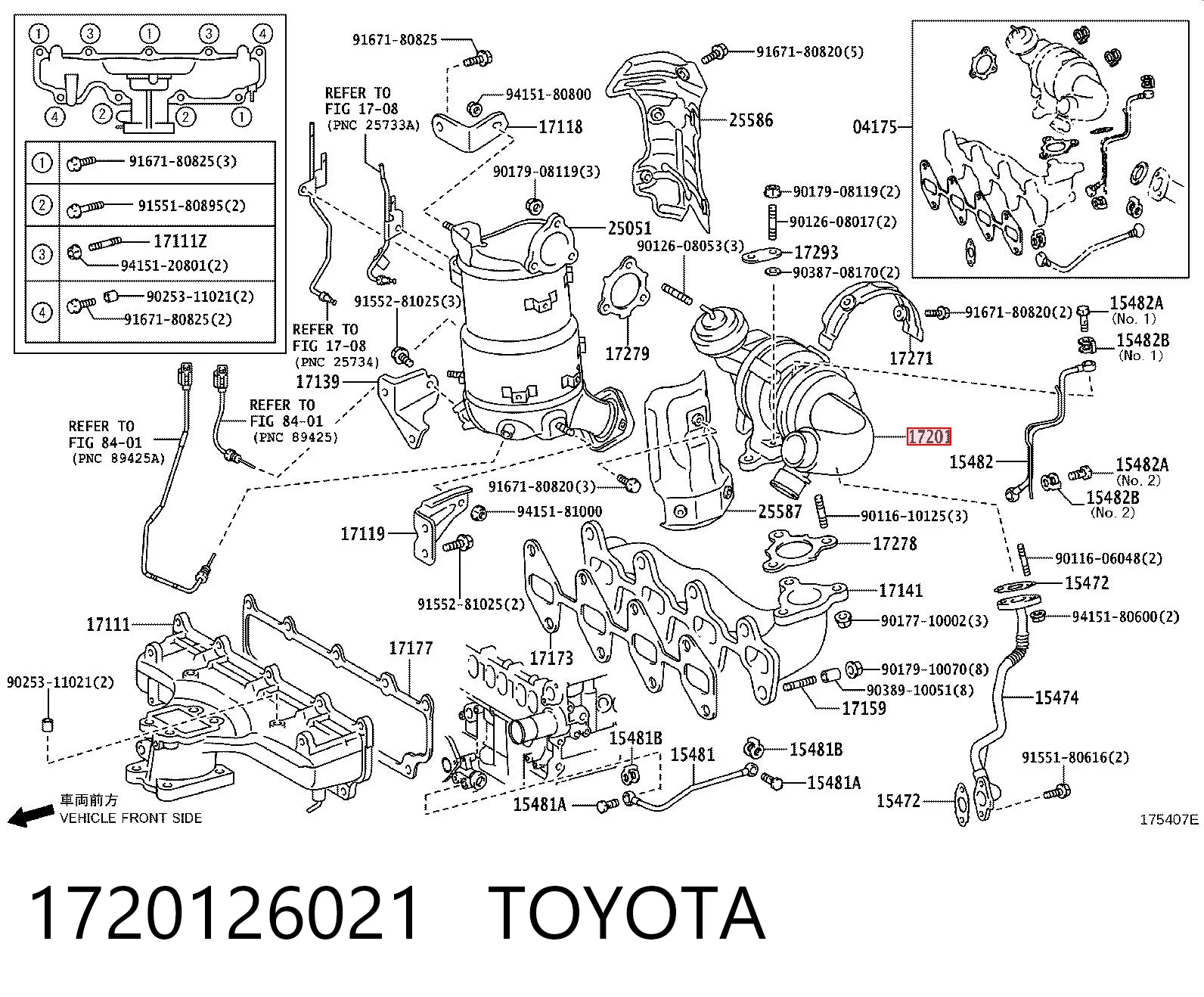 Turbina do Toyota Avensis II T25