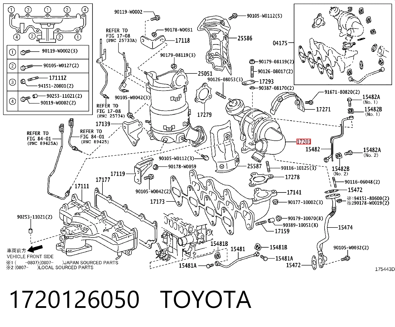 Turbina Toyota Corolla 