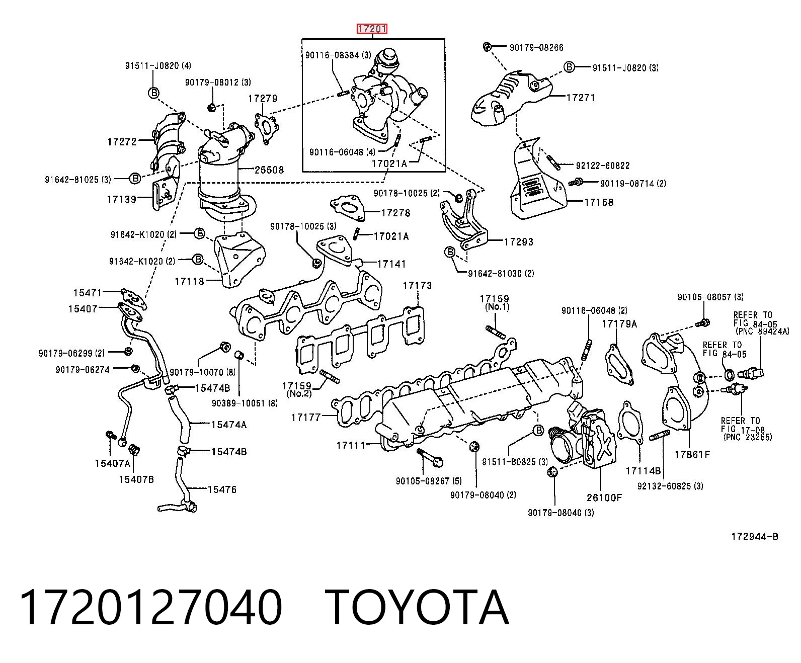 Do koszyka Turbina Toyota Avensis Verso LCM