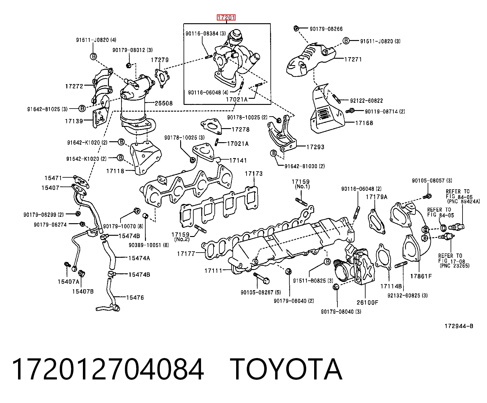 Turbina do Toyota Avensis Verso LCM
