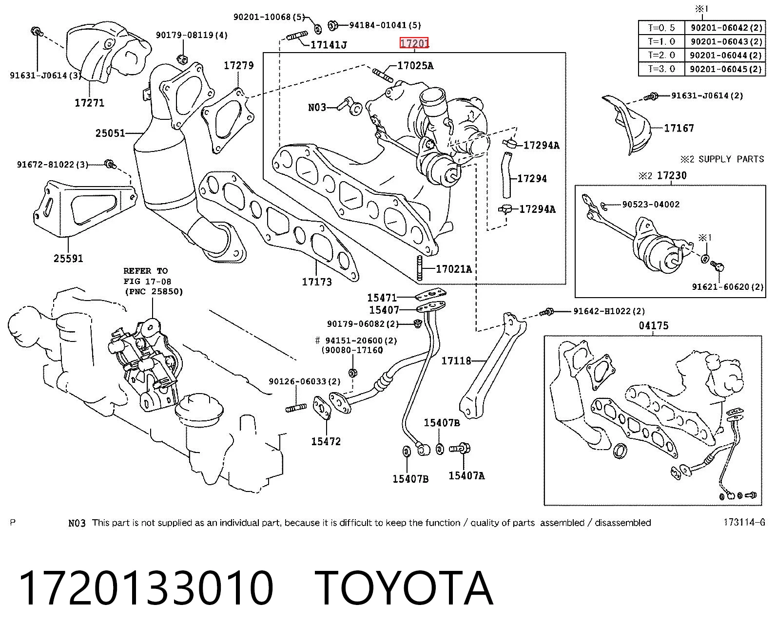 Turbina Toyota Yaris hatchback (P10) (1999 - 2005) cena, od 419,41 USD