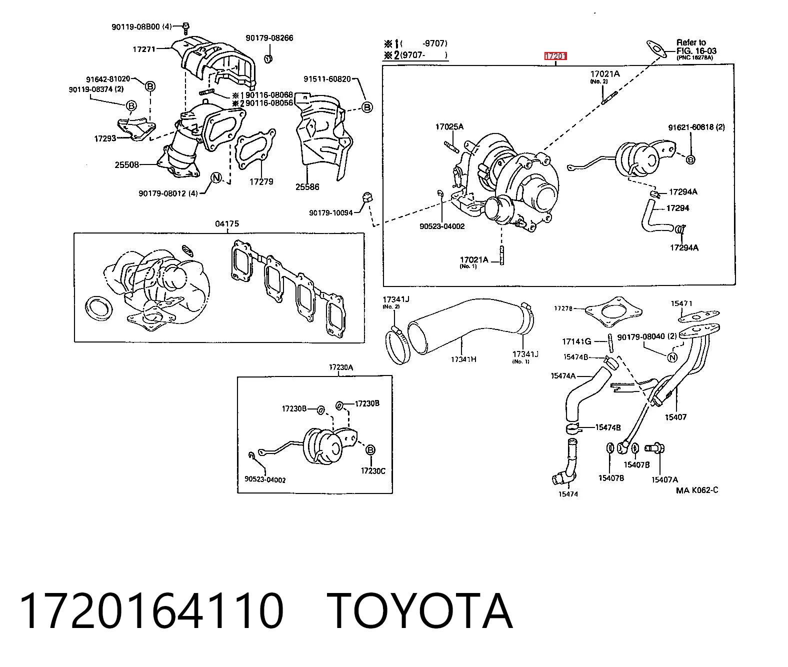 Do koszyka Turbina Toyota Carina E T19