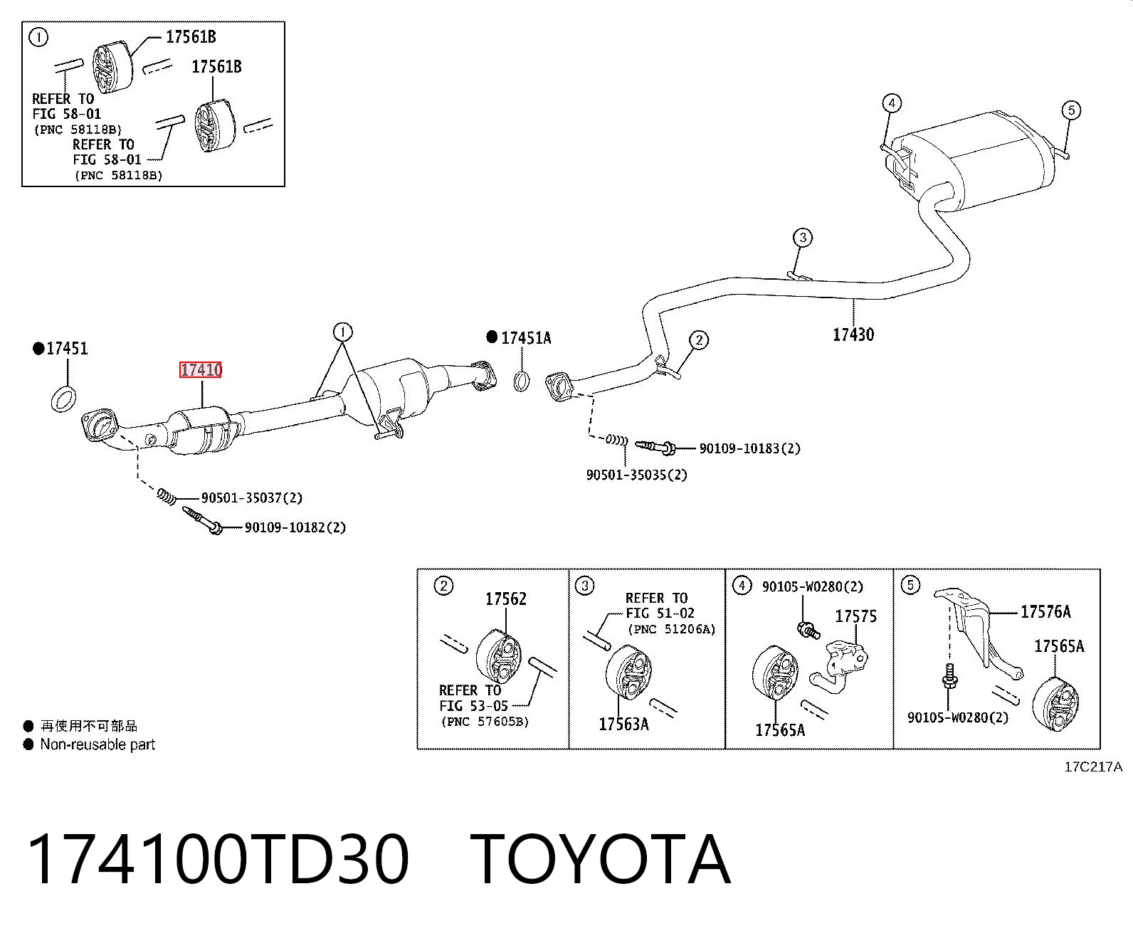 174100TD30 Toyota