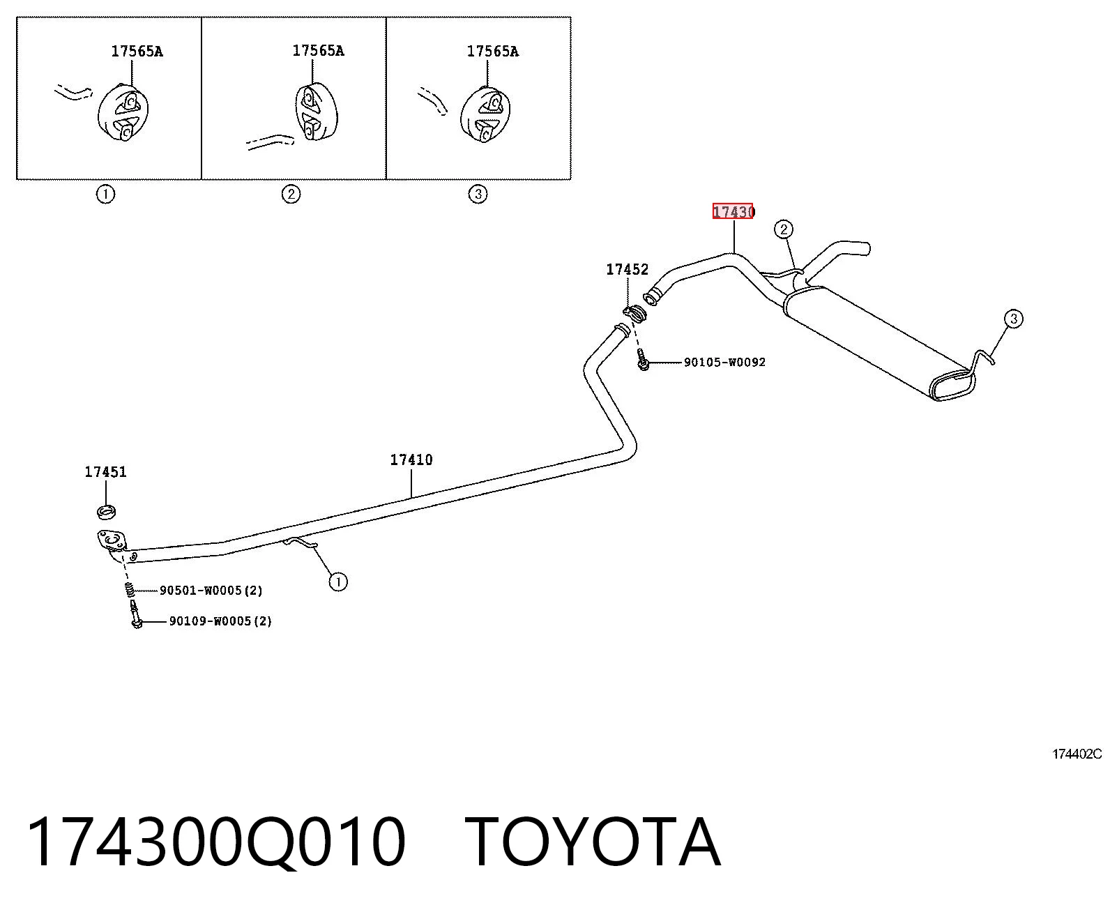 174300Q010 Toyota